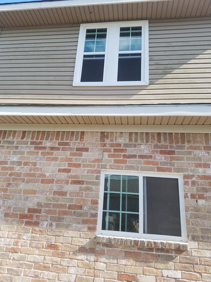Upper and lower window install
